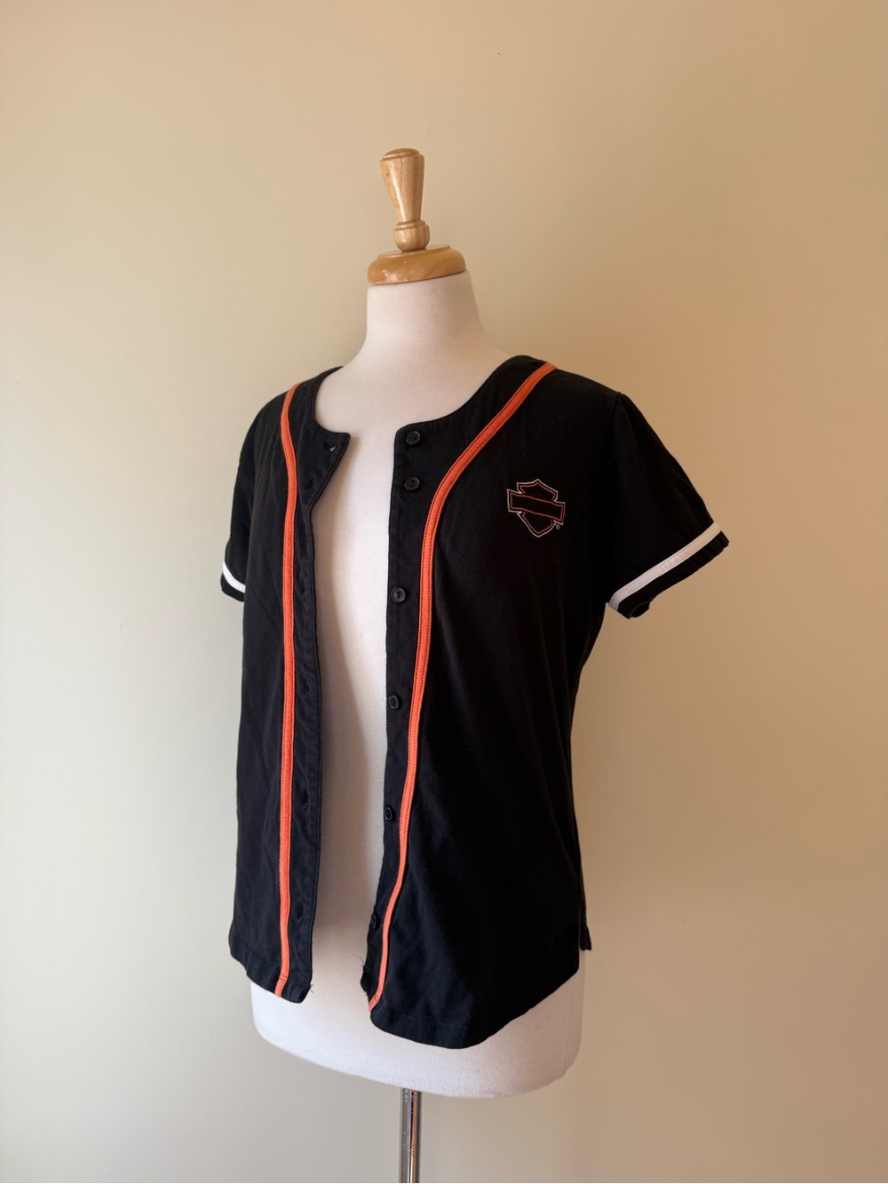 Y2K Harley-Davidson Niagara Baseball Jersey Youth L / Women’s S